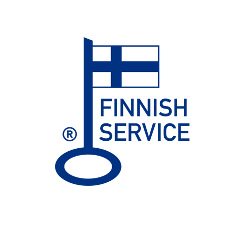 Key Flag Symbol - The sign of Finnish Work