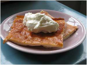 pannukakku leivinuunissa