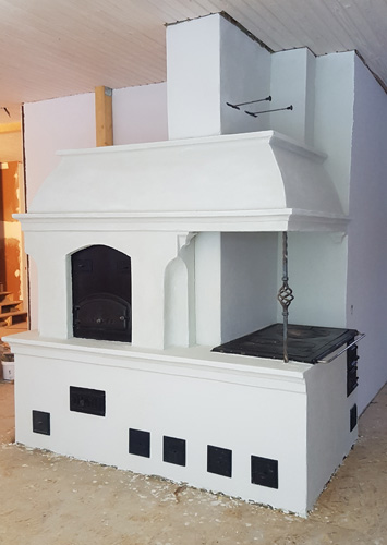 puuhella ja leivinuuni, uunimuurari Petteri Stubb