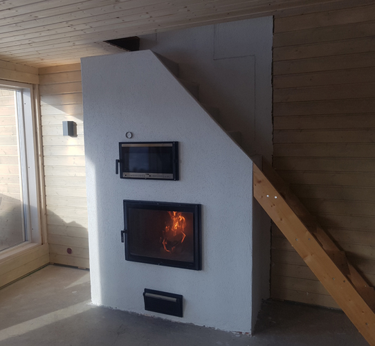 Takkaleivinuuni portaat parvelle