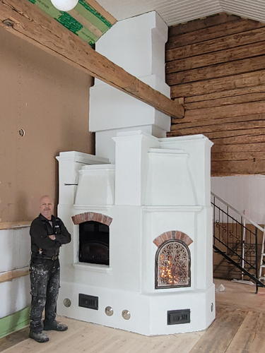 leivinuuni ja varaava takka