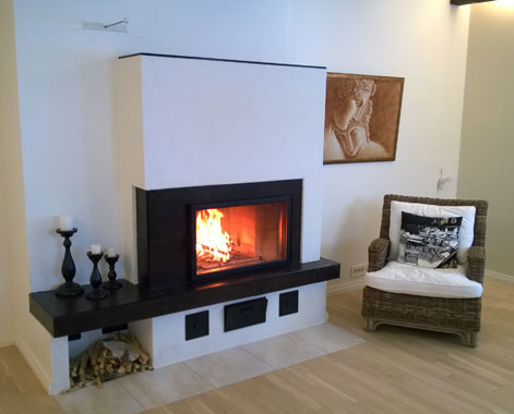 Varaava takka, uunimuurari Petteri Stubb